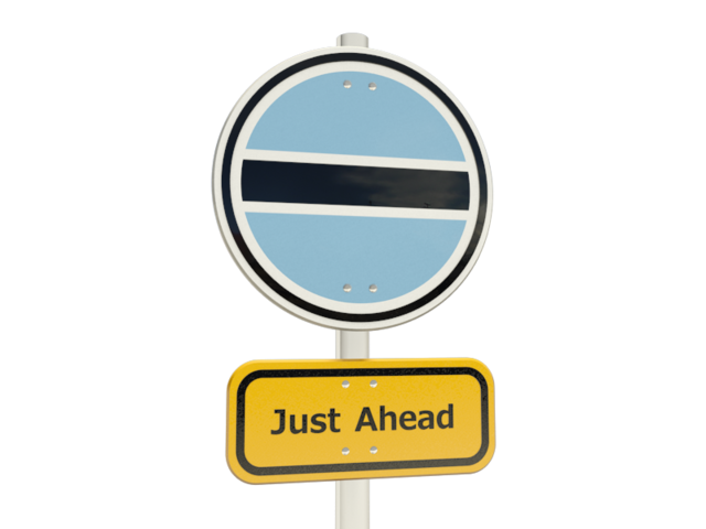 Road sign. Download flag icon of Botswana at PNG format