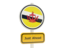 Brunei. Road sign. Download icon.