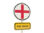 England. Road sign. Download icon.