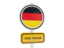 Germany. Road sign. Download icon.