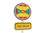 Grenada. Road sign. Download icon.