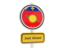 Guadeloupe. Road sign. Download icon.