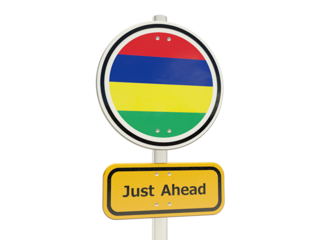 Road sign. Download flag icon of Mauritius at PNG format