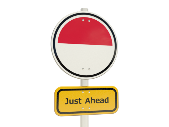 Road sign. Download flag icon of Monaco at PNG format