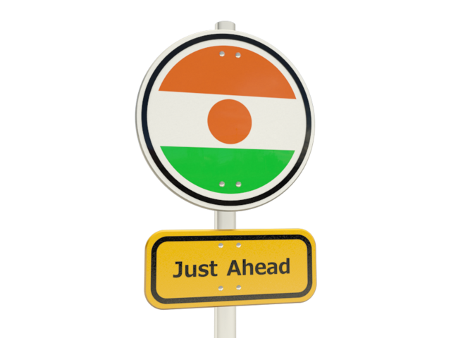 Road sign. Download flag icon of Niger at PNG format