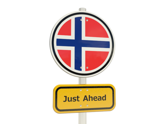 Road sign. Download flag icon of Norway at PNG format