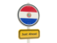 Paraguay. Road sign. Download icon.