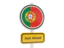 Portugal. Road sign. Download icon.