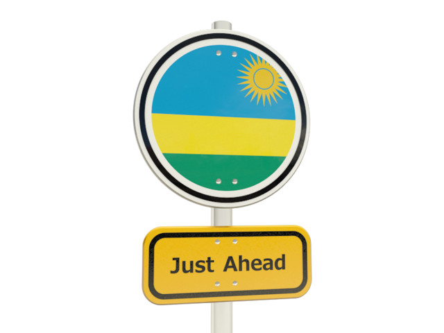 Road sign. Download flag icon of Rwanda at PNG format