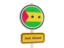Sao Tome and Principe. Road sign. Download icon.