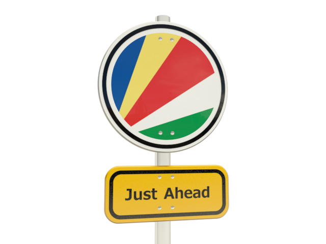 Road sign. Download flag icon of Seychelles at PNG format