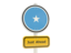 Somalia. Road sign. Download icon.