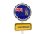 South Georgia and the South Sandwich Islands. Road sign. Download icon.