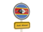 Swaziland. Road sign. Download icon.