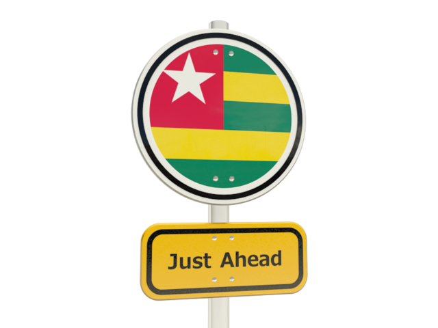 Road sign. Download flag icon of Togo at PNG format