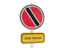 Trinidad and Tobago. Road sign. Download icon.