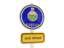 Flag of state of Kansas. Road sign. Download icon