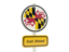 Flag of state of Maryland. Road sign. Download icon