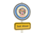 Flag of state of Minnesota. Road sign. Download icon