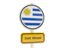 Uruguay. Road sign. Download icon.
