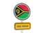 Vanuatu. Road sign. Download icon.