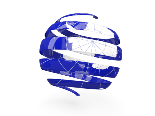 Round 3d icon. Download flag icon of Antarctica at PNG format