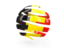 Belgium. Round 3d icon. Download icon.