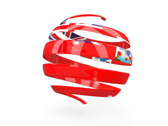 Round 3d icon. Download flag icon of Bermuda at PNG format