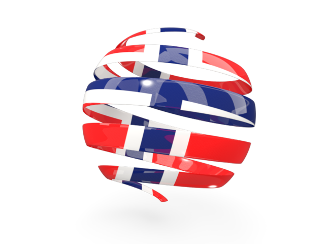 Round 3d icon. Download flag icon of Bouvet Island at PNG format