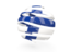 Финляндия. Круглая 3d иконка. Скачать иллюстрацию.