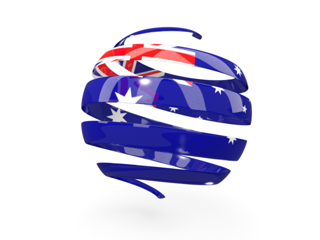 Round 3d icon. Download flag icon of Heard Island at PNG format