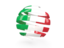 Italy. Round 3d icon. Download icon.