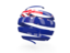 New Zealand. Round 3d icon. Download icon.