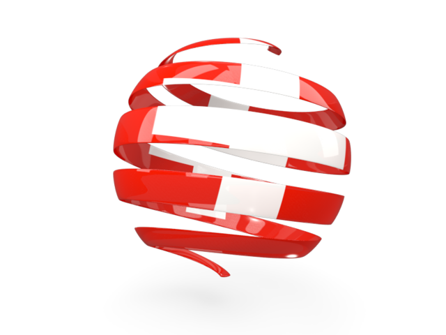 Round 3d icon. Download flag icon of Switzerland at PNG format