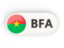 Burkina Faso. Round button with ISO code. Download icon.