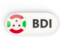 Burundi. Round button with ISO code. Download icon.