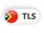 Восточный Тимор. Круглая кнопка с ISO кодом. Скачать иконку.