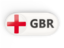 England. Round button with ISO code. Download icon.
