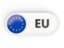 European Union. Round button with ISO code. Download icon.