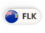 Falkland Islands. Round button with ISO code. Download icon.