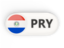 Paraguay. Round button with ISO code. Download icon.