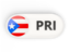 Puerto Rico. Round button with ISO code. Download icon.