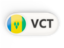 Saint Vincent and the Grenadines. Round button with ISO code. Download icon.