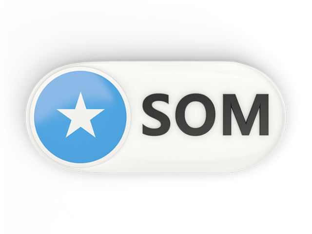 Round button with ISO code. Download flag icon of Somalia at PNG format