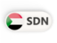 Sudan. Round button with ISO code. Download icon.