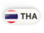 Thailand. Round button with ISO code. Download icon.