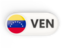 Venezuela. Round button with ISO code. Download icon.