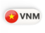 Vietnam. Round button with ISO code. Download icon.