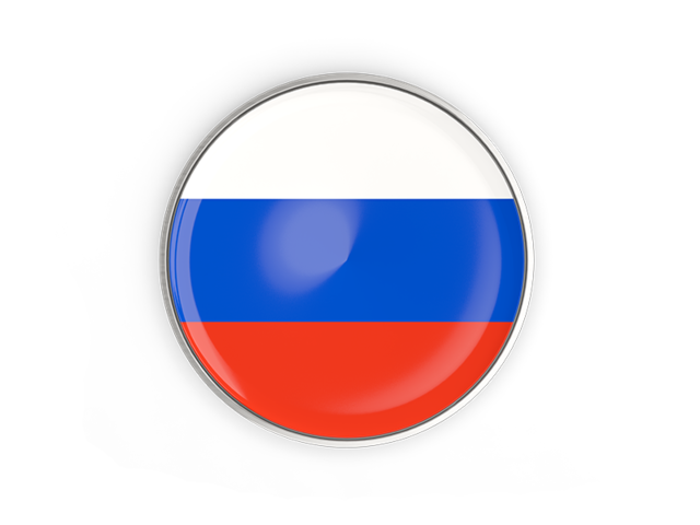 Russia Flat Rounded Flag Icon with Transparent Background 16328914 PNG