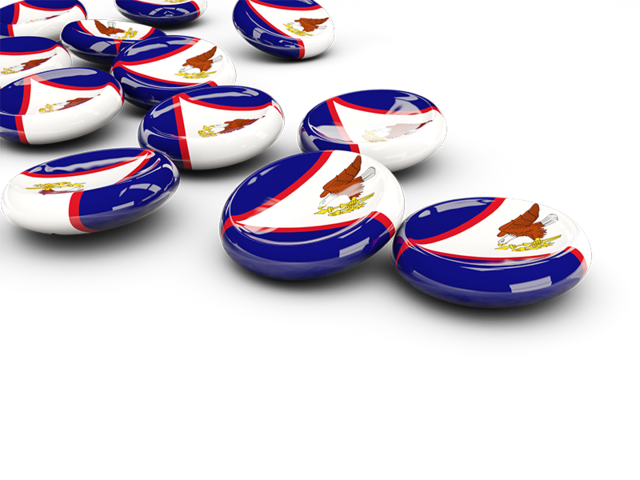 Round buttons. Download flag icon of American Samoa at PNG format